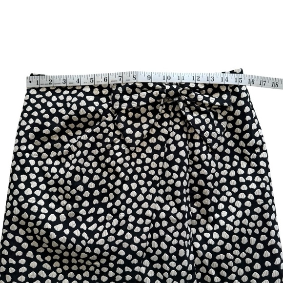 J. Crew Metallic Gold & Black Pebble Print Mini Skirt Size 8 - Picture 15 of 16